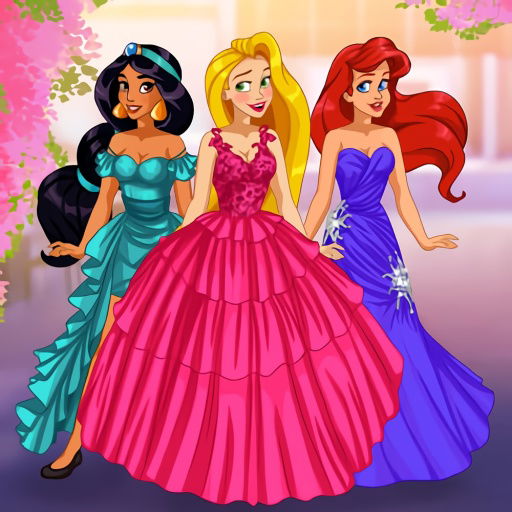 princess prom fashion design