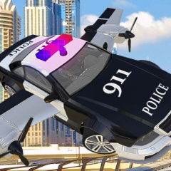 police flying car simulator