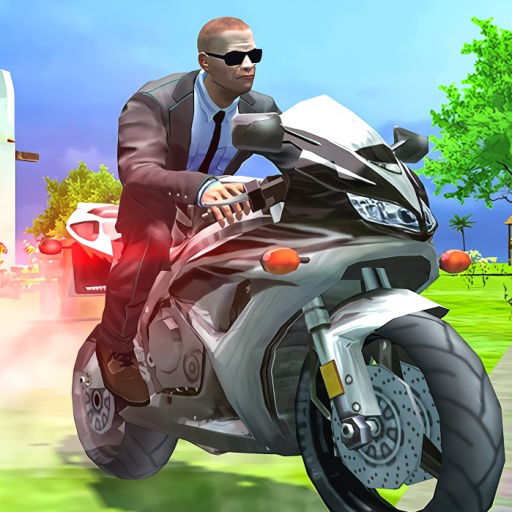 police motorbike drive