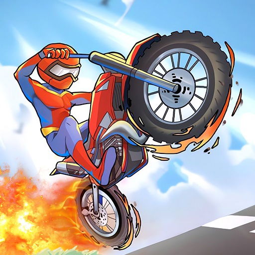 moto stunts driving and racing