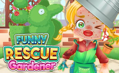 Funny Rescue Gardener